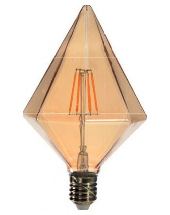Forlife 6 Watt Piramit Rustik LED Ampul - Gün Işığı