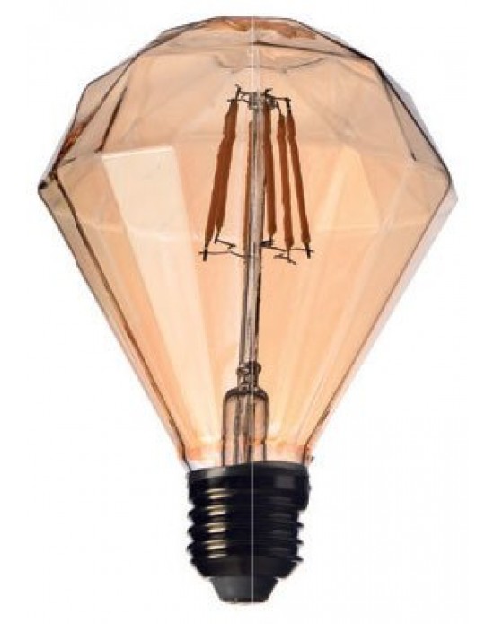Forlife 6 Watt Prizma Rustik LED Ampul - Gün Işığı